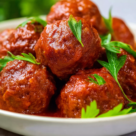 A plate of meatballs in a bowl.