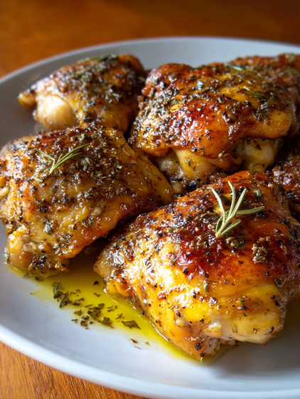 Chicken quarters cooked in the instant pot.