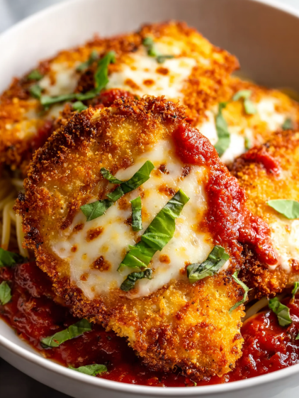 A plate of food with chicken and pasta.