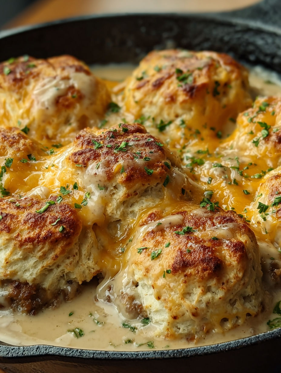 A close up of a delicious looking cheese and chicken casserole.