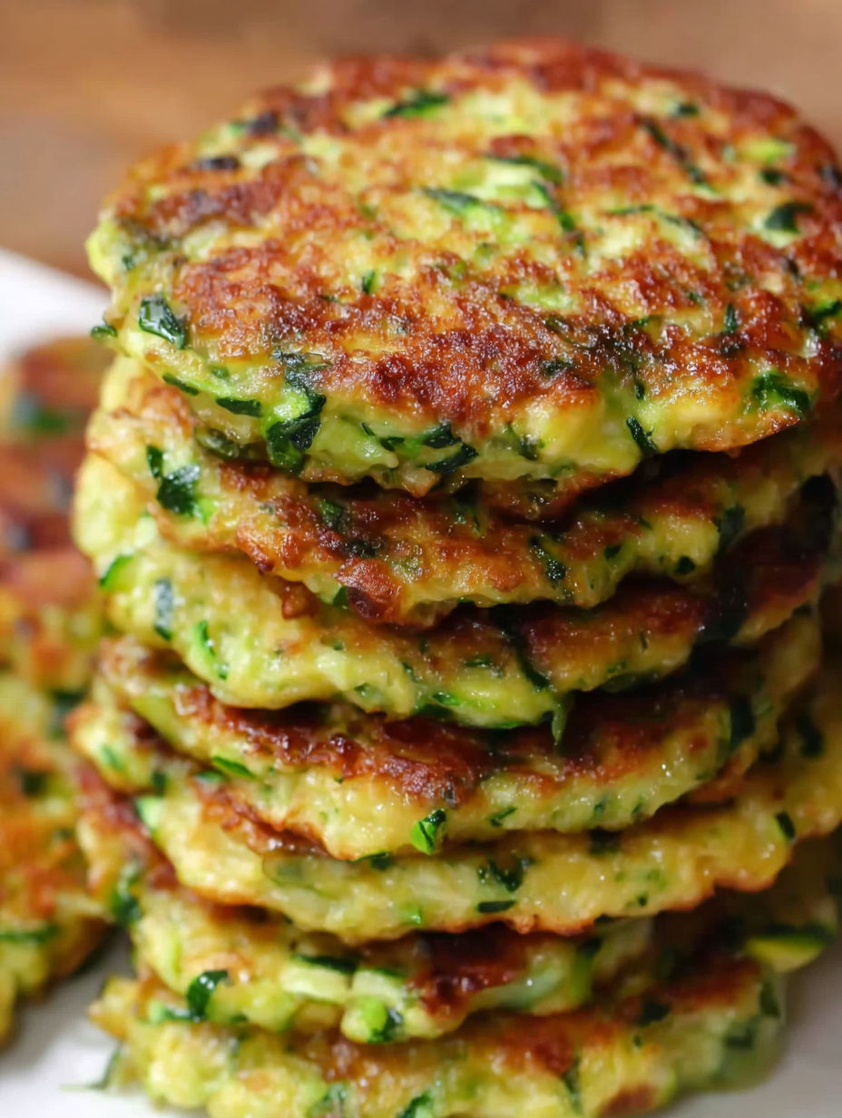 A stack of pancakes with green toppings.