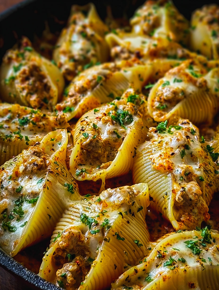 A close up of a dish of pasta with meat sauce.
