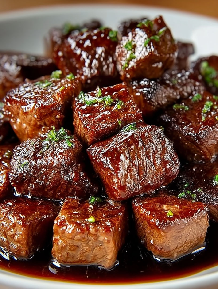 A plate of meat with sauce.