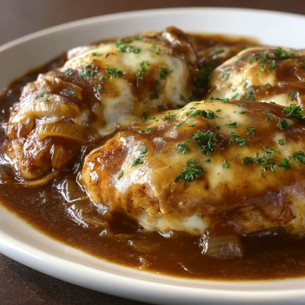 French onion chicken gravy.