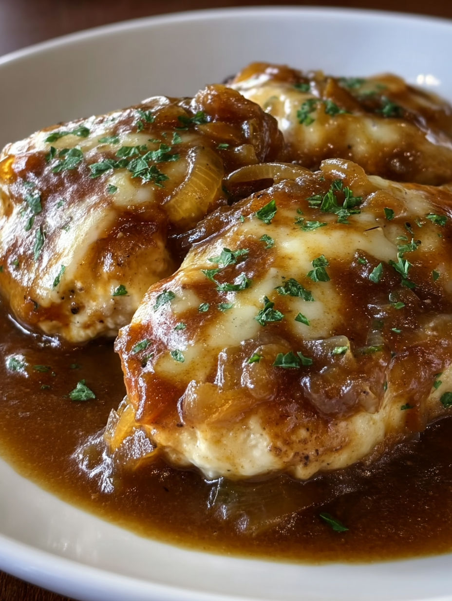 French onion chicken gravy.