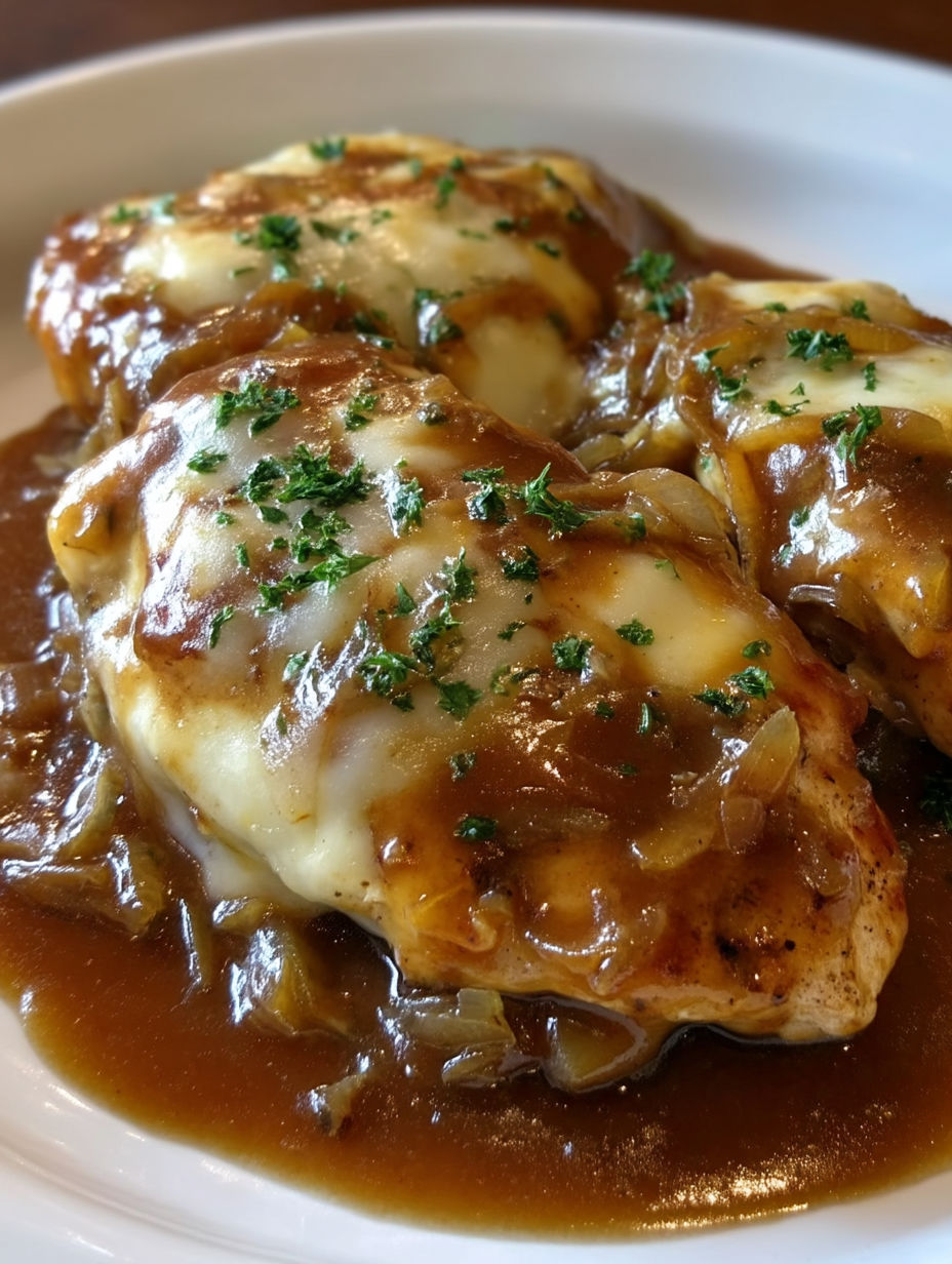 French onion chicken gravy.