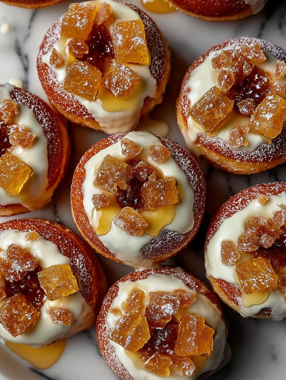 A close up of a donut with a glaze and sugar topping.