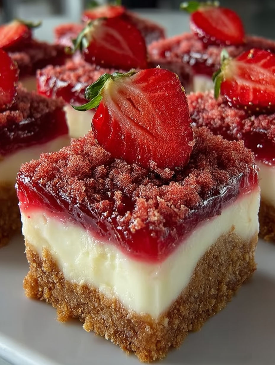 Strawberry Crunch Cheesecake Bites.