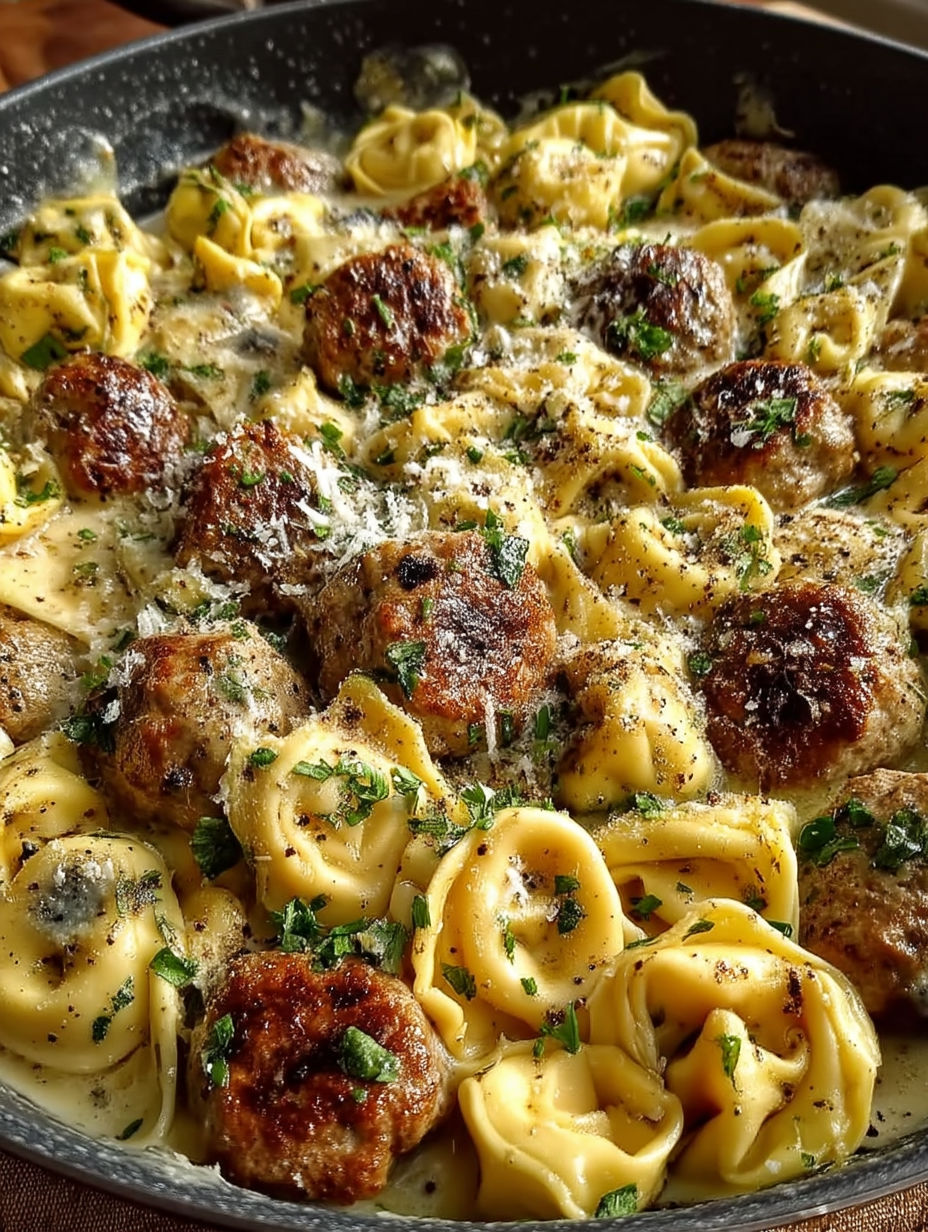 A close up of a delicious one pot meal.