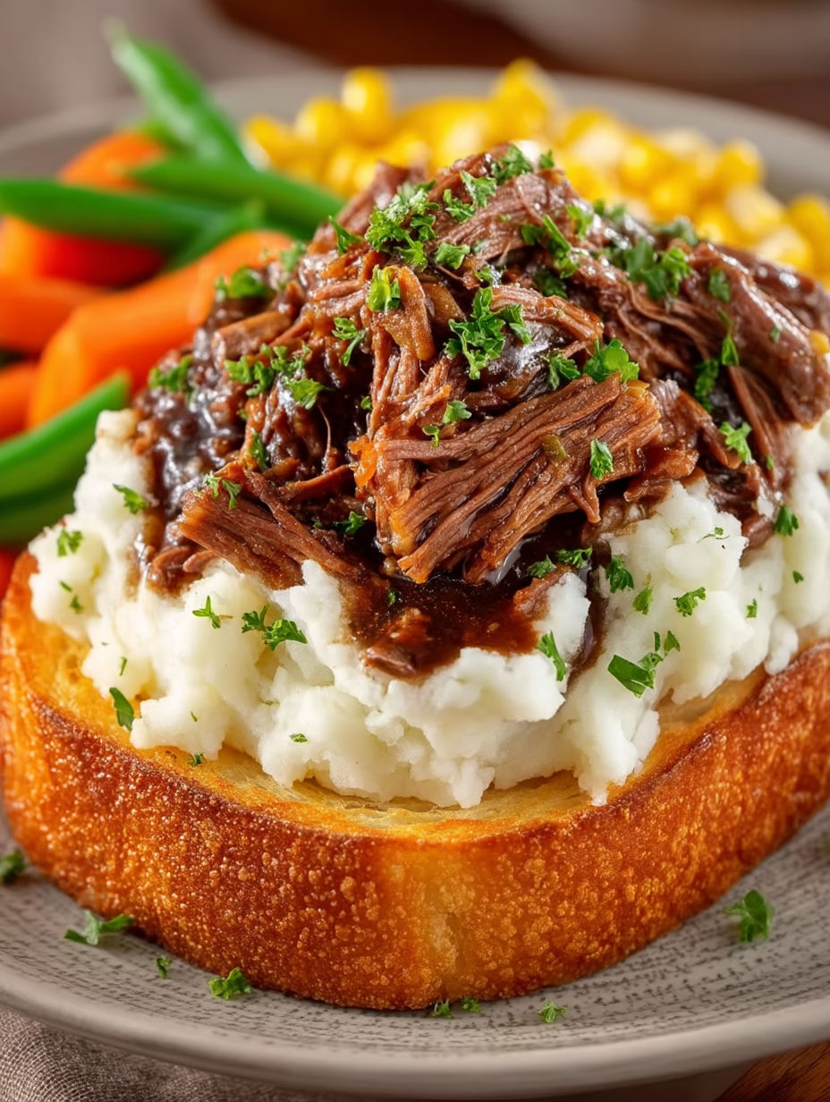 A plate of food with meat and vegetables.