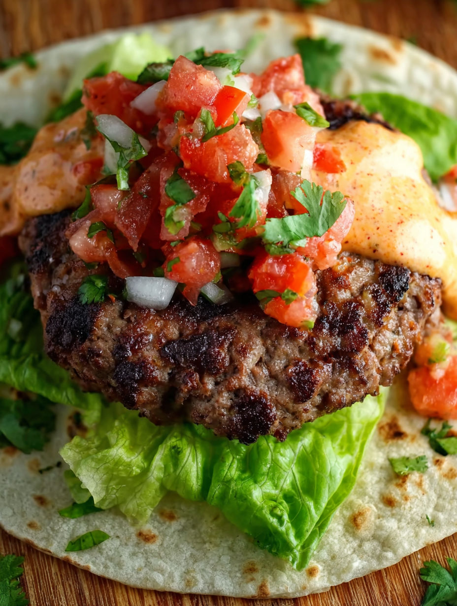 A quesadilla with tomatoes and lettuce.