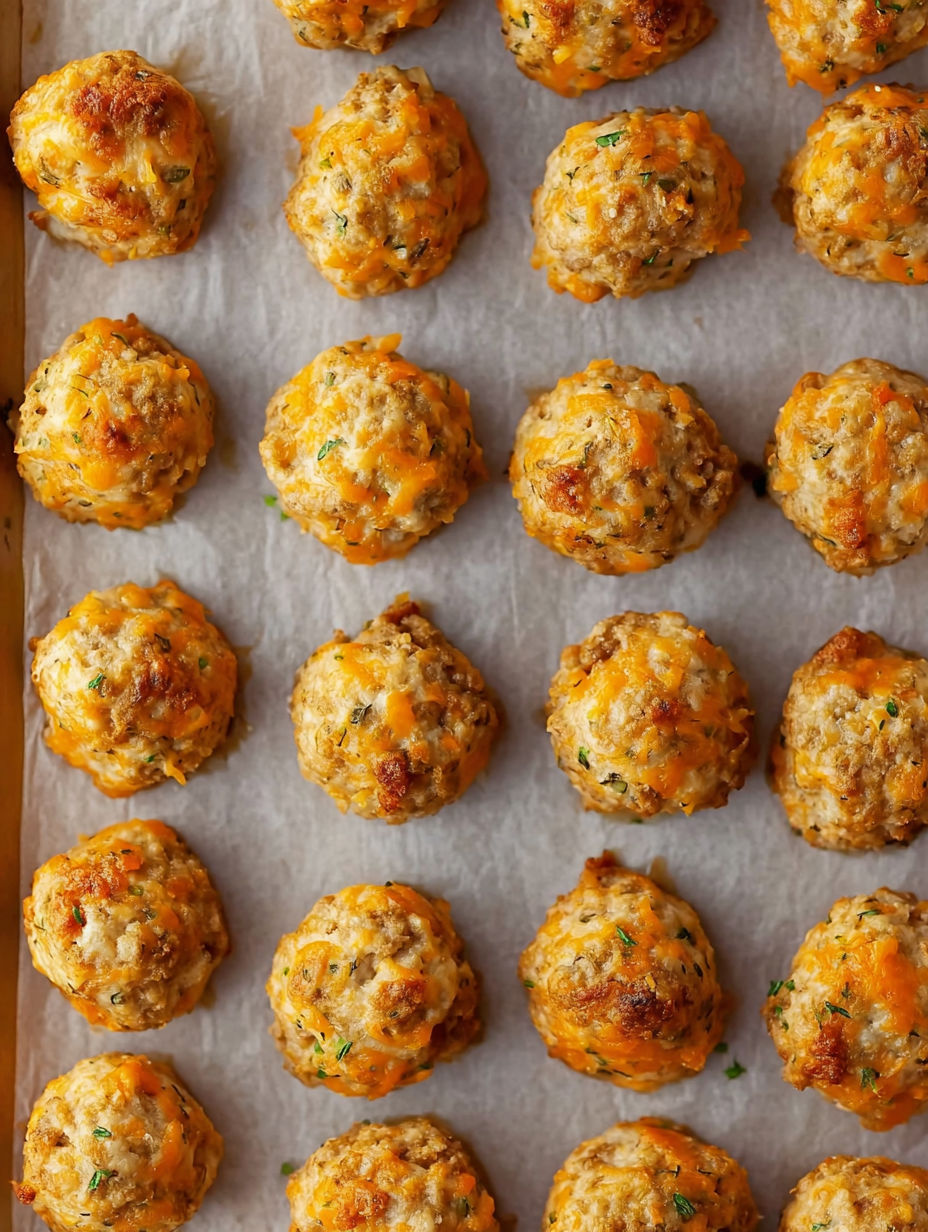 A tray of cheese and bacon balls.