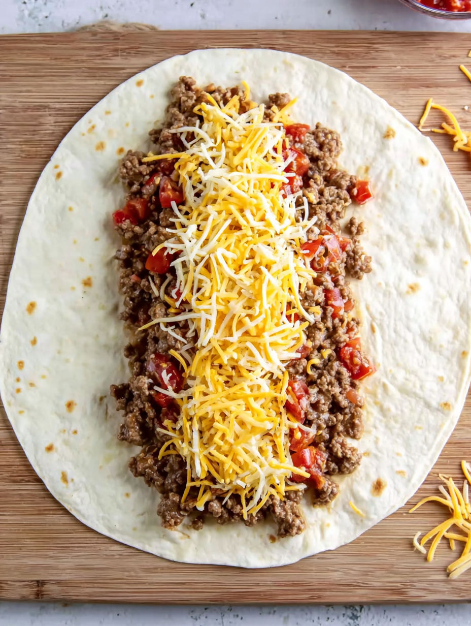 A delicious meximelt recipe with cheese and tomatoes.