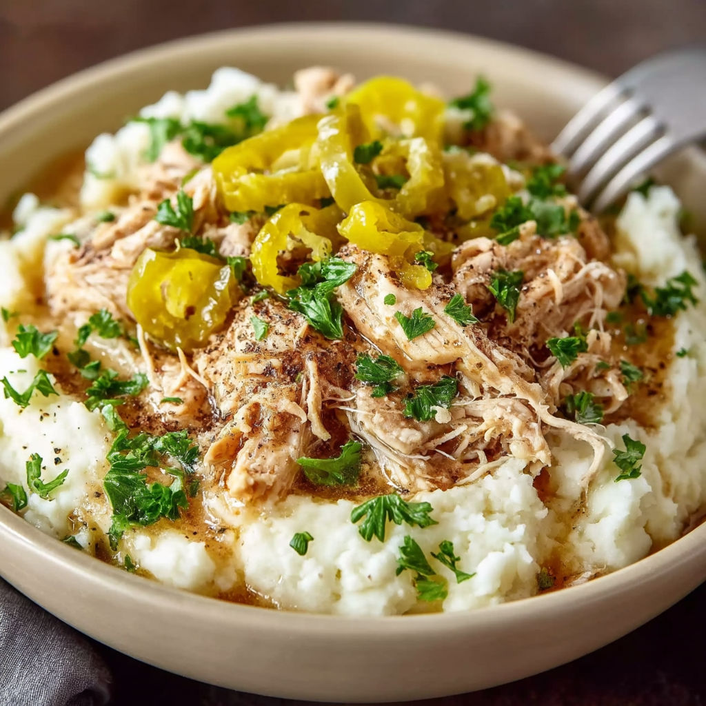 A bowl of chicken and rice.