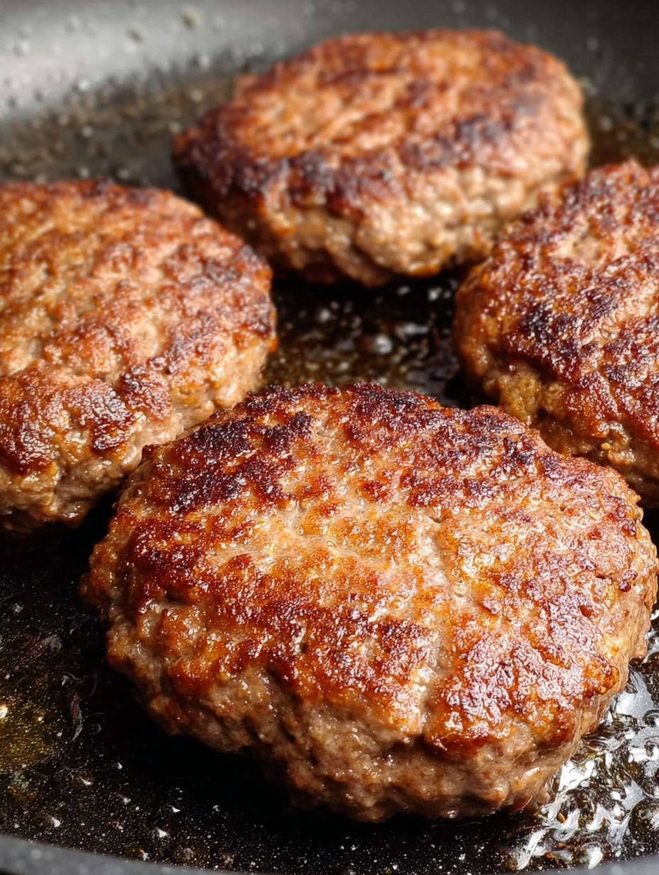 Hamburger steaks and gravy recipe.