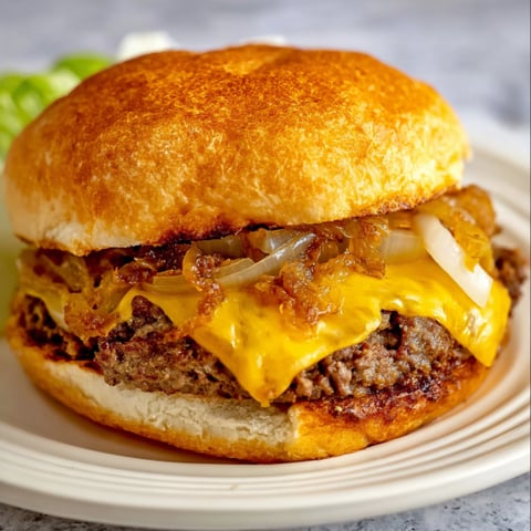 A cheesy ground beef and cabbage skillet.