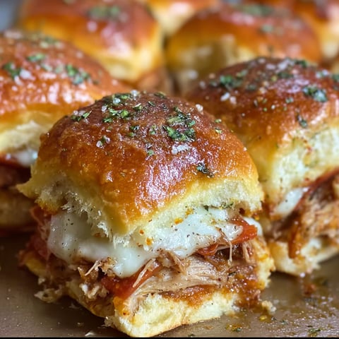 A plate of BBQ Pulled Pork Sliders.