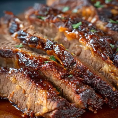 A close up of a piece of meat in a crock pot.