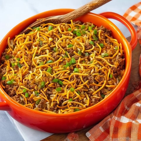 A bowl of chow mein casserole.