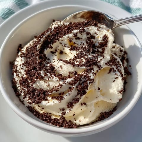 A bowl of Oreo Dirt Cake.